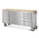 Stainless Steel 72 Inch Tool Chest With 15 Drawers
