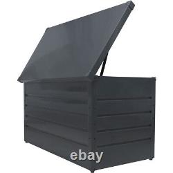 Steel Garden Storage Utilit Cushion Box Shed Waterproof Bench Chest Tool Cabinet