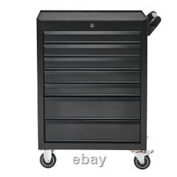 Steel Rolling Tool Box 7 Drawer Tool Chest & Cabinet Box Wheeled Workshop Garage