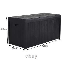 Storage Cabinet Indoor Outdoor Garden Steel Chest Box Tool Shed Patio Container