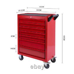 Tool Box Chest Roller Cabinet Garage Workshop Storage Drawers Tool Trolley Cart