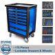 Tool Box With 175 Tools, Rolling Tool Cabinet, Hyundai Tool Chest With Tools