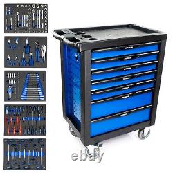 Tool Box WITH 175 TOOLS, Rolling Tool Cabinet, Hyundai Tool Chest with tools