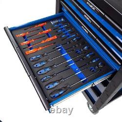 Tool Box WITH 175 TOOLS, Rolling Tool Cabinet, Hyundai Tool Chest with tools