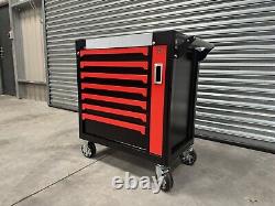 Tool Chest Box Trolley Cabinet With Tools Steel Top Workshop Storage Carrier