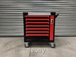 Tool Chest Box Trolley Cabinet With Tools Steel Top Workshop Storage Carrier