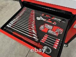 Tool Chest Box Trolley Cabinet With Tools Steel Top Workshop Storage Carrier