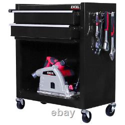 Tool Chest Cabinet Large 8 Drawer Roller Wheels Top Box Tools Holder Chest