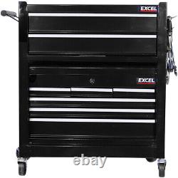 Tool Chest Cabinet Large 8 Drawer Roller Wheels Top Box Tools Holder Chest