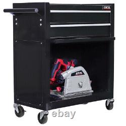 Tool Chest Cabinet Large 8 Drawer Roller Wheels Top Box Tools Holder Chest