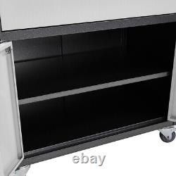 Tool Chest Cart Roll Cab Box Workshop Storage Cabinet Metal Garage Cupboard Lock