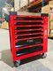 Tool Chest Red/black Trolley With 6 Drawers Tools Plus Storage