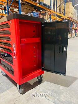 Tool Chest Red/Black Trolley With 6 Drawers Tools Plus Storage