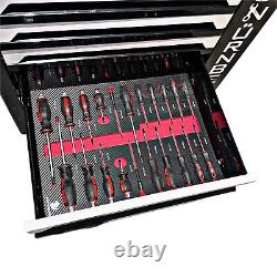 Tool Chest Trolley With 6 Drawers Tools With Brake Caliper Rewind Tools Black