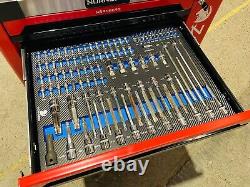 Tool Trolley Cabinet 6 Drawer with Tools Workshop Storage Chest Carrier ToolBox