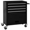 Tool Trolley With 4 Drawers Tools Cabinet Wheels Garage Storage Chest Box Diy