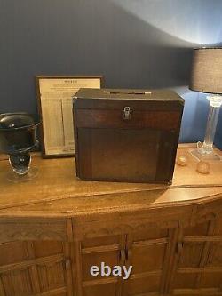 Toolmakers Engineers Wooden Cabinet Tool Chest Box Vintage