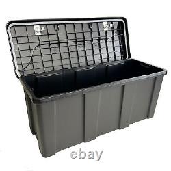 Trailer Truck Plastic Lockable Tool Box Chest Locker Storage 29.5 x 11.5 x 14