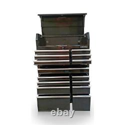 US PRO Tools Black Steel Chest Box Snap cabinet tool box FINANCE AVAILABLE