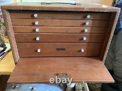 Union Engineers Toolbox in very nice condition / Tool Makers / Cabinet Chest