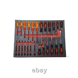 Us Pro Tool Chest Box With Tools Trays 8 Drawer Roller Cabinet 262 Pc