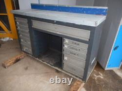 Used Beta Tool Chest / Cabinet / Tool Box 13 no Drawer 1530mm Wide no Wheels