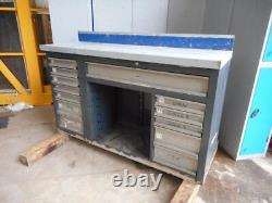 Used Beta Tool Chest / Cabinet / Tool Box 13 no Drawer 1530mm Wide no Wheels