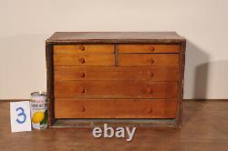 VINTAGE ENGINEERS DRAWERS / TOOL CHEST / Toolbox / Big collection