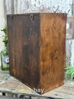 Vintage A. GALLENKAMP & Co. Ltd tools cabinet Tool Box chest hobbyist Art Box