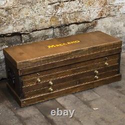 Vintage Meccano Drawers Box / Chest Engineers Tool Box