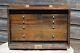 Vintage Moore & Wright 7 Drawer Engineers Cabinet Tool Makers Box Chest