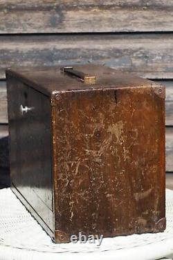 Vintage Moore & Wright 7 Drawer Engineers Cabinet Tool makers box Chest