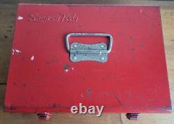 Vintage Snap On KRA 155 Tool Chest Tool Box Van Small Red Table Top
