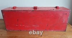 Vintage Snap On KRA 250 Tool Chest Tool Box Van Small Red Table Top With Tray