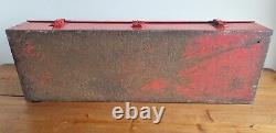 Vintage Snap On KRA 280 Tool Chest Tool Box Van Small Red Table Top Lockable