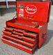 Vintage Snap On Road Chest Tool Box Tool Chest Van Box Red Table Top