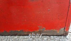 Vintage Snap On Tool Chest Tool Box Van Bench Box Red Table Top Drawers