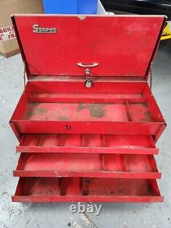 Vintage Snap On Tool Chest Top Box Lockable With Key