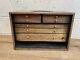 Vintage Wooden Engineers Tool Chest Box