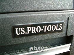 24 US PRO Tools Boîte à outils noire avec coffre latéral Snap Up 2, option de financement à 75%