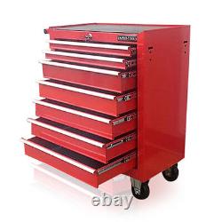 373 outils Pro Red Tools Boîte à outils en acier abordable Armoire à rouleaux avec 7 tiroirs