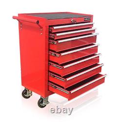 373 outils Pro Red Tools Boîte à outils en acier abordable Armoire à rouleaux avec 7 tiroirs