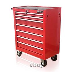 373 outils Pro Red Tools Boîte à outils en acier abordable Armoire à rouleaux avec 7 tiroirs