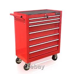 373 outils Pro Red Tools Boîte à outils en acier abordable Armoire à rouleaux avec 7 tiroirs