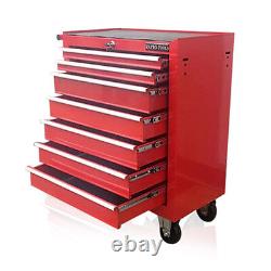 373 outils Pro Red Tools Boîte à outils en acier abordable Armoire à rouleaux avec 7 tiroirs