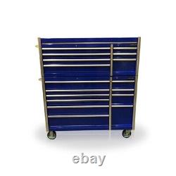 476 Pro Massive Tool Chest Cabinet Box Gloss Blue Financement Disponible