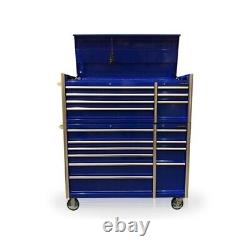 476 Pro Massive Tool Chest Cabinet Box Gloss Blue Financement Disponible
