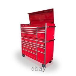 477 U.S Pro Massive Tool Chest Cabinet Box Gloss Red Financement Disponible