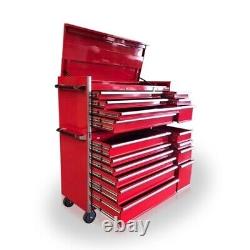 477 U.S Pro Massive Tool Chest Cabinet Box Gloss Red Financement Disponible
