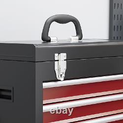 Armoire à outils HOMCOM sur roues avec 5 tiroirs Combinaison d'armoire à outils sur le dessus et à roulettes